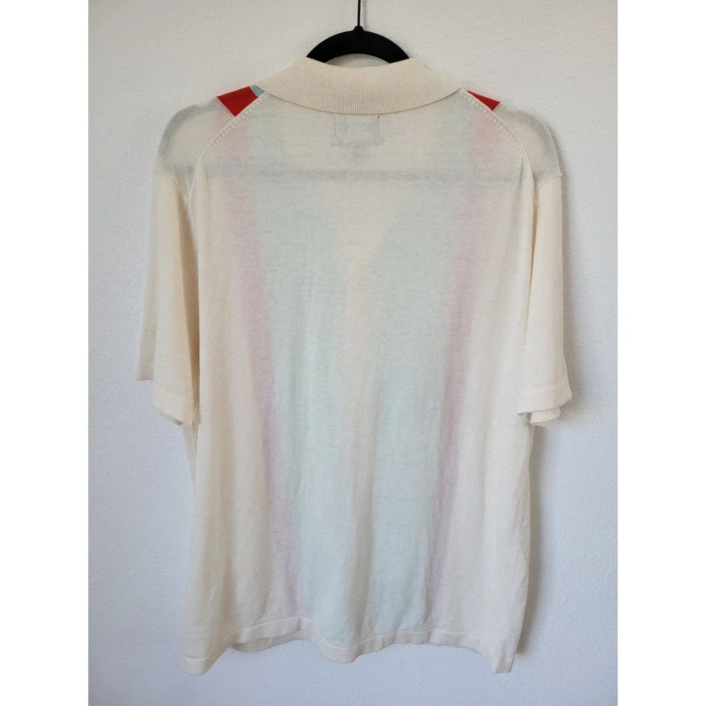 Apt. 9 Colorblock Short Sleeve Button-Up‎ Sweater – Men's XL